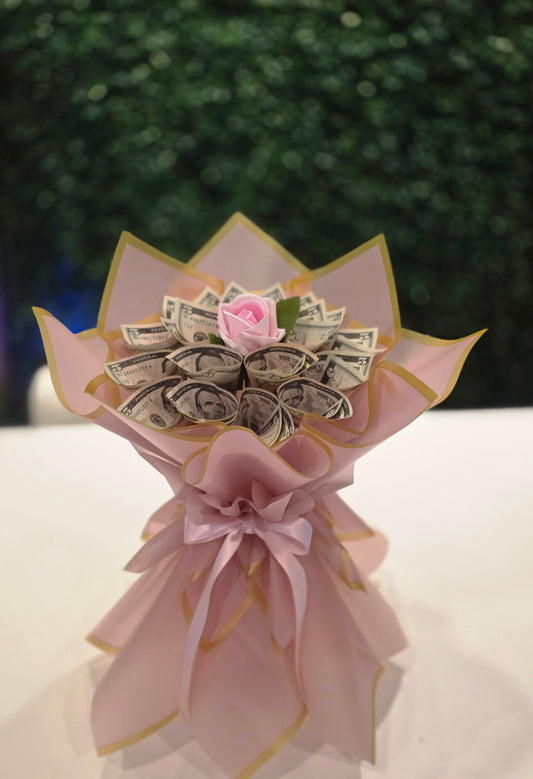 15 bills Money Bouquet A