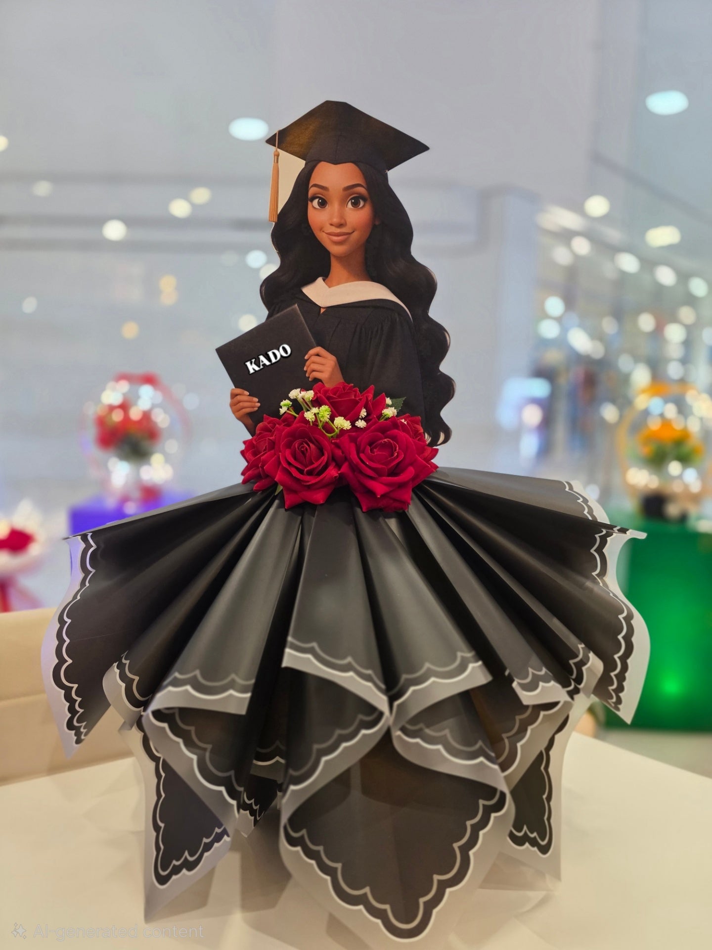 Princess Graduation Black