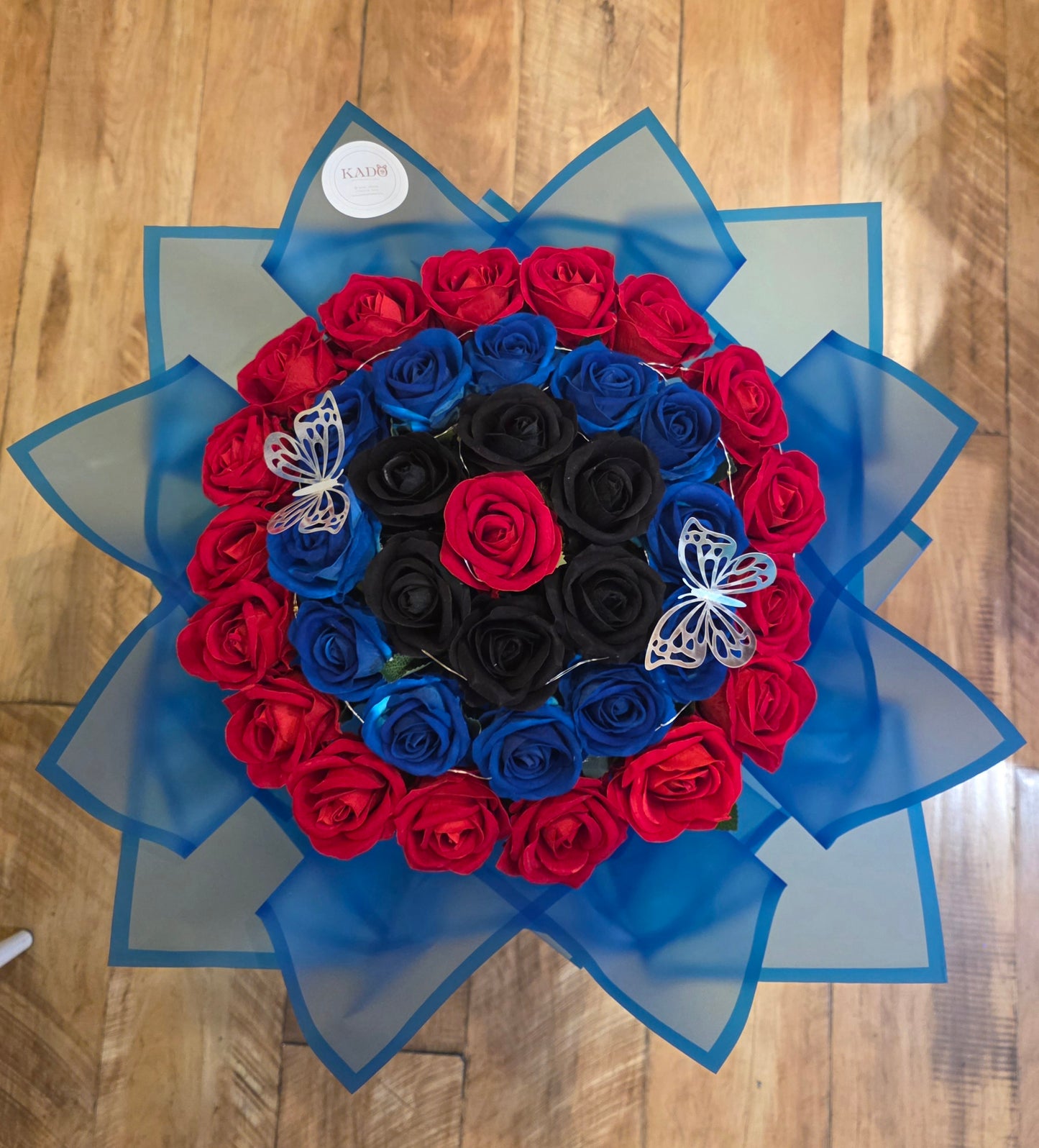 Mix Round Red Black Blue