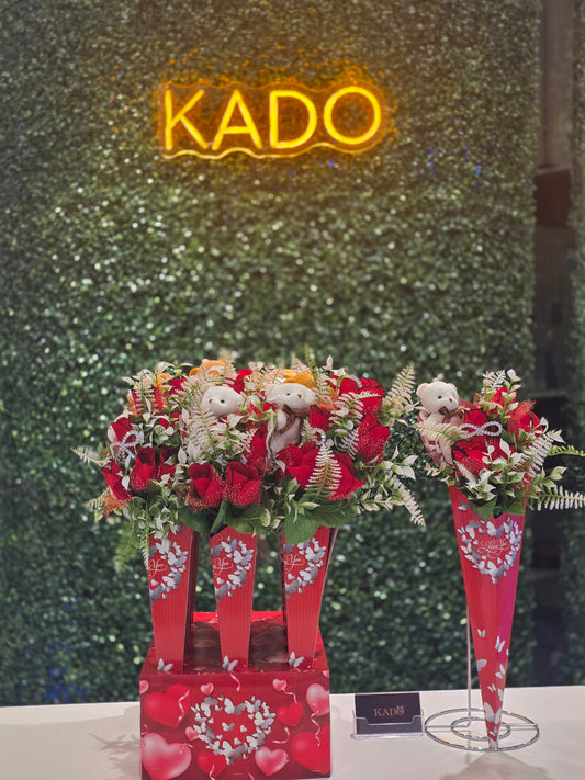 Red Rose Bear