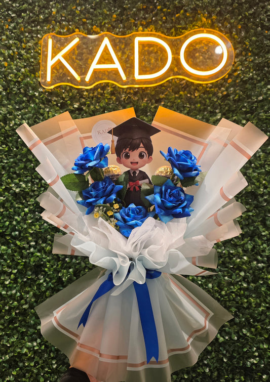 Graduation Boy Stand